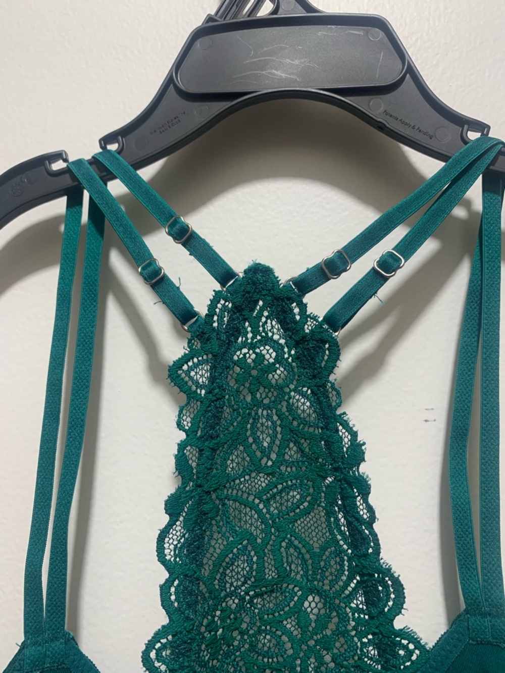 aerie hunter green Lace Racerback Bralette - Picture 4 of 7